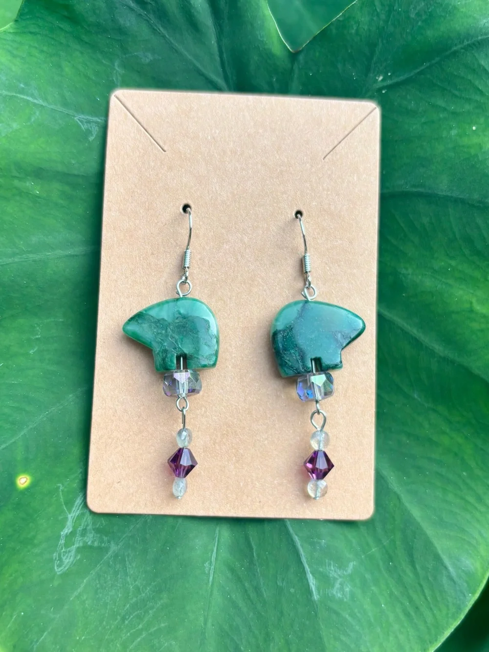 Handcrafted, fetish bear earrings. - Picture 9 of 11